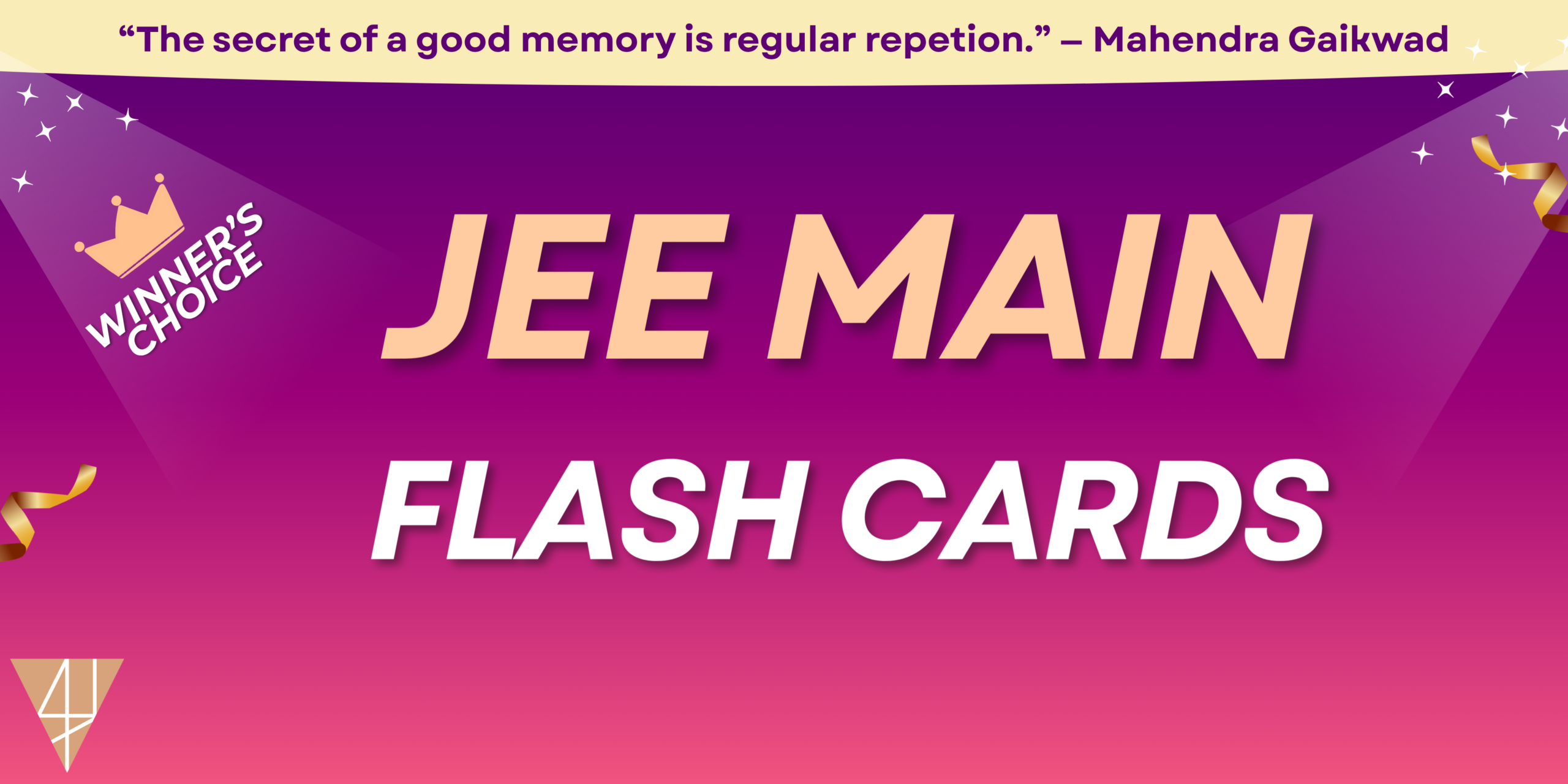 JEE-Main : Flash Cards