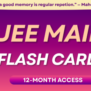 JEE-Main : Flash Cards - 12-Month Access