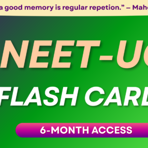 NEET-UG : Flash Cards - 6-Month Access
